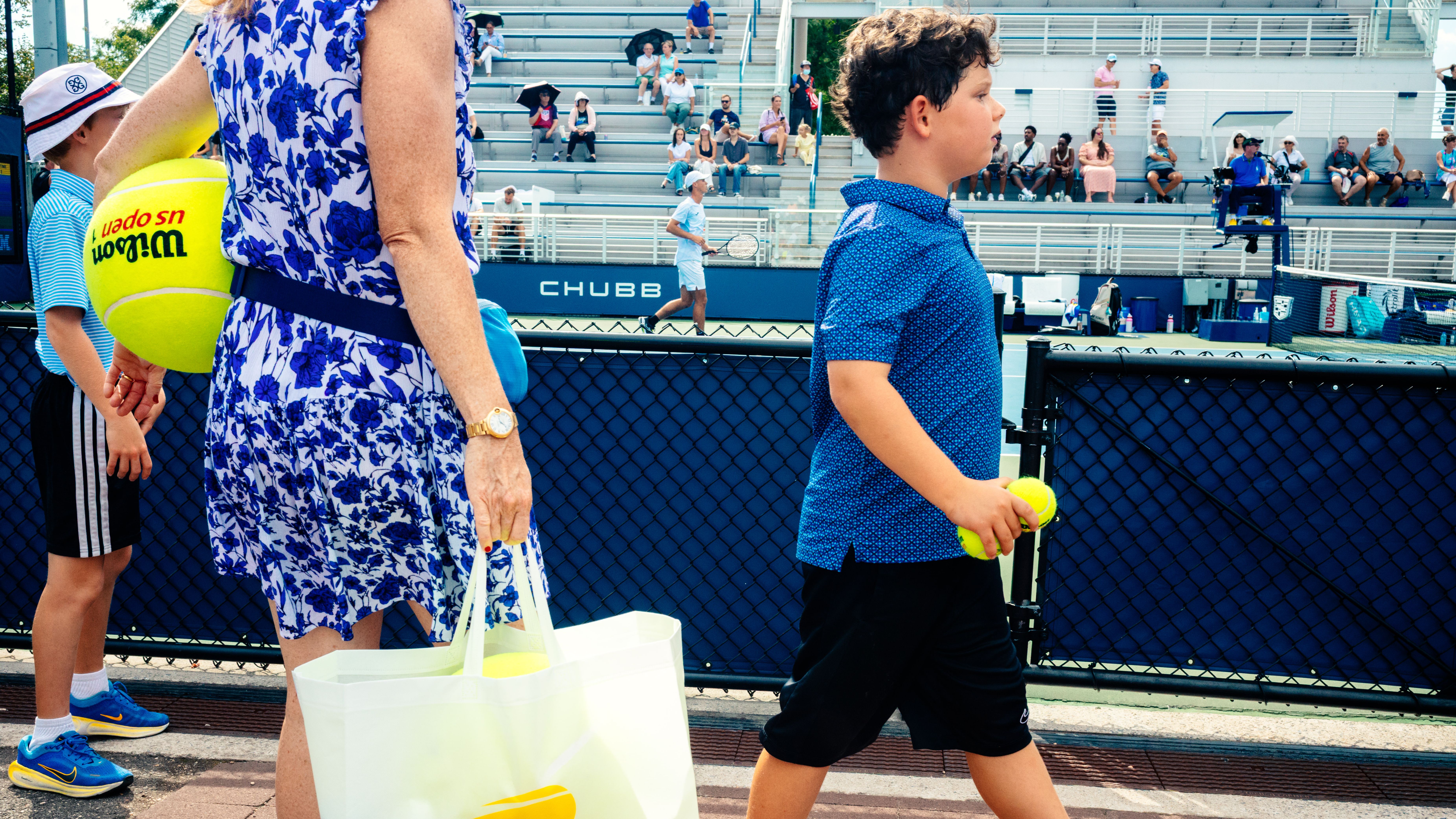 Article: On the Ground at the US Open, Tennis Whites and Neon Brights